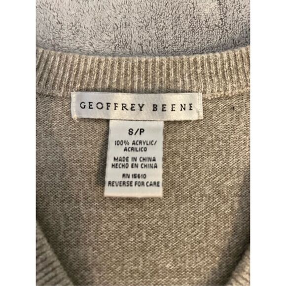 Vintage Ivory Dark Academic Sweater Vest SMALL - Picture 7 of 8